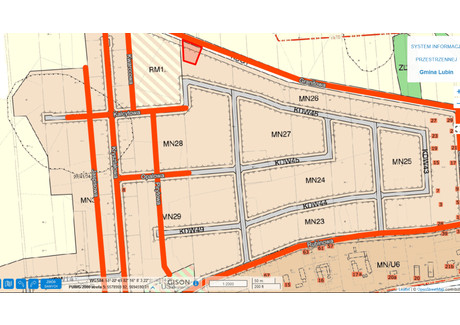 Działka na sprzedaż - Lubin, Lubiński (pow.), 1163 m², 100 000 PLN, NET-648