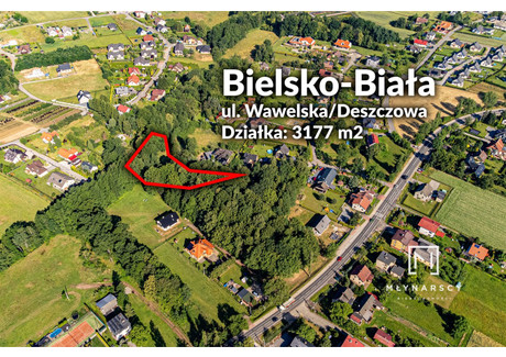 Działka na sprzedaż - Hałcnów, Bielsko-Biała, Bielsko-Biała M., 3177 m², 499 000 PLN, NET-KBM-GS-1232