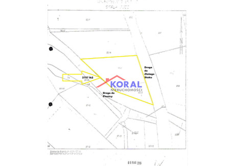 Działka na sprzedaż - Płonica Złoty Stok, Ząbkowicki, 3757 m², 95 000 PLN, NET-68540079