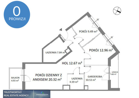 Mieszkanie na sprzedaż - al. 29 Listopada Prądnik Czerwony, Kraków, 78,4 m², 1 097 600 PLN, NET-9232/10945/OMS