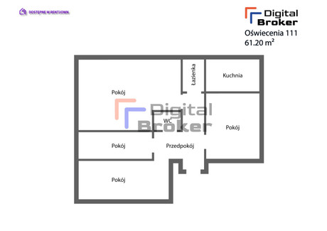 Mieszkanie na sprzedaż - Oświecenia Rataje, Poznań, Poznań M., 61,2 m², 625 000 PLN, NET-KNG-MS-4792