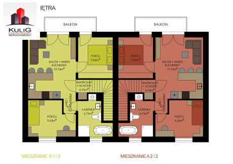 Mieszkanie na sprzedaż - Strumiany, Wieliczka, Wielicki, 54 m², 570 000 PLN, NET-76361022