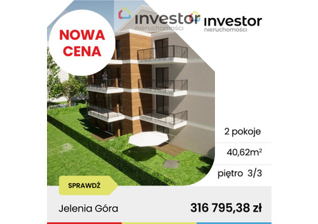 Mieszkanie na sprzedaż - Jelenia Góra, 40,62 m², 329 022 PLN, NET-15311/9376/OMS