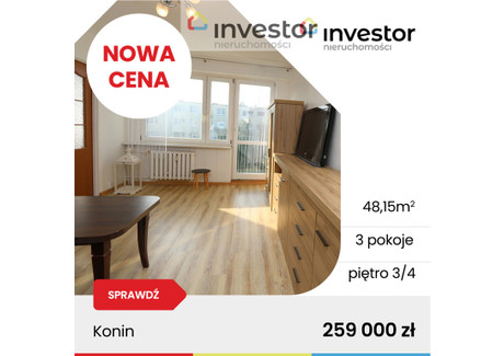 Mieszkanie na sprzedaż - Konin, 48,15 m², 259 000 PLN, NET-14644/9376/OMS
