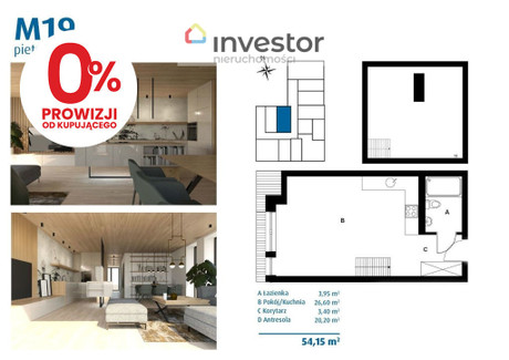 Mieszkanie na sprzedaż - Kłodzko, Kłodzki, 54,15 m², 364 000 PLN, NET-15371/9376/OMS