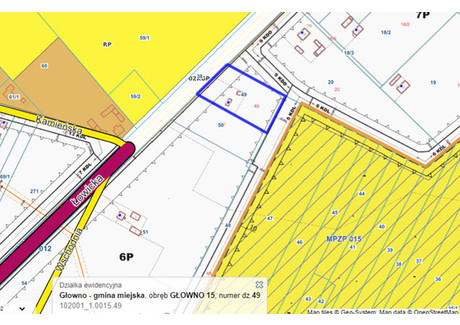 Działka na sprzedaż - Łowicka Głowno, Zgierski, 5598 m², 420 000 PLN, NET-660/13397/OGS