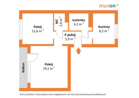 Mieszkanie na sprzedaż - Józefa Ignacego Kraszewskiego Łódź-Górna, Łódź, 51,1 m², 350 000 PLN, NET-1158/13397/OMS