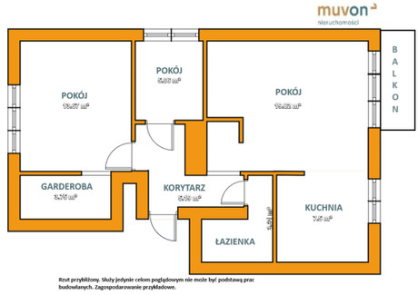 Mieszkanie na sprzedaż - Sporna Marysin, Łódź, 59,8 m², 459 000 PLN, NET-1103/13397/OMS