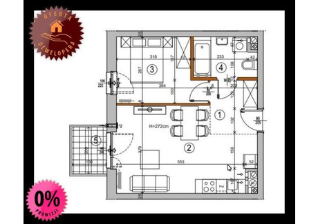 Mieszkanie na sprzedaż - Chełmżyńska Nowy Rembertów, Rembertów, Warszawa, 38,63 m², 490 000 PLN, NET-100330