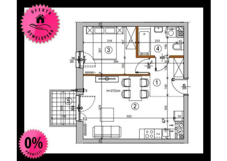 Mieszkanie na sprzedaż - Chełmżyńska Nowy Rembertów, Rembertów, Warszawa, 38,63 m², 505 000 PLN, NET-100811