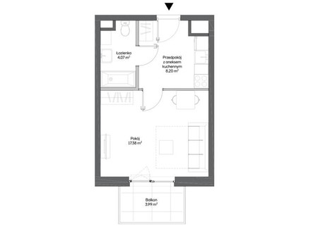 Mieszkanie na sprzedaż - Fajansowa Raków, Włochy, Warszawa, 30 m², 559 000 PLN, NET-101833