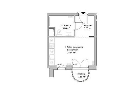 Mieszkanie na sprzedaż - Marcina Kasprzaka Czyste, Wola, Warszawa, 27 m², 599 000 PLN, NET-101353