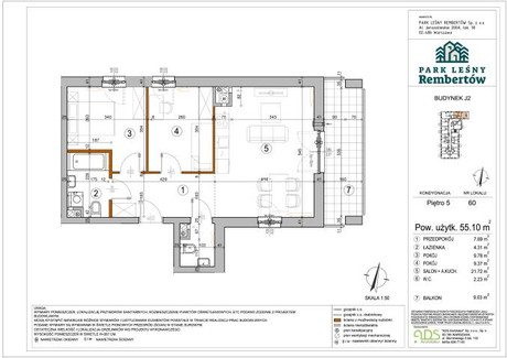 Mieszkanie na sprzedaż - Chełmżyńska Kawęczyn, Rembertów, Warszawa, 55 m², 670 000 PLN, NET-101622