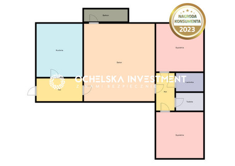 Mieszkanie na sprzedaż - Wojciecha Bogusławskiego Bielany, Warszawa, Bielany, Warszawa, 66 m², 779 000 PLN, NET-KS610656010