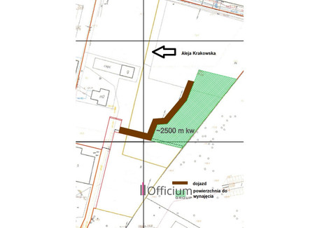 Działka do wynajęcia - Aleja Krakowska Łazy, Lesznowola, Piaseczyński, 2500 m², 4000 PLN, NET-OB533600