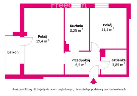 Mieszkanie na sprzedaż - Ostrobramska Warszawa, 49,1 m², 679 000 PLN, NET-28601/3685/OMS