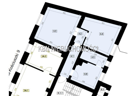 Mieszkanie na sprzedaż - Tadeusza Kościuszki Śródmieście, Katowice, 61,94 m², 473 841 PLN, NET-2402