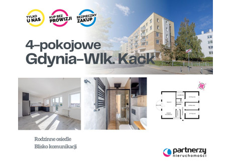 Mieszkanie na sprzedaż - Myśliwska Wielki Kack, Gdynia, 85,26 m², 889 000 PLN, NET-PAN268845