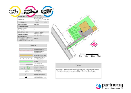 Działka na sprzedaż - Stefana Żeromskiego Wejherowo, Wejherowski, 1216 m², 969 000 PLN, NET-PN136134058