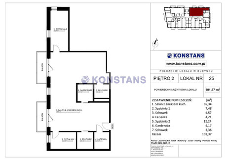 Mieszkanie na sprzedaż - Stankowizna Gliniak, Mińsk Mazowiecki, Miński, 101,37 m², 861 645 PLN, NET-33479/270/OMS