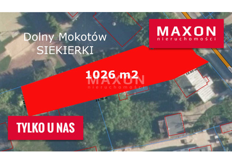 Działka na sprzedaż - ul. Gościniec Mokotów, Warszawa, 1026 m², 2 400 000 PLN, NET-7469/GS/MAX