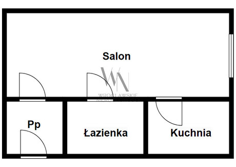 Mieszkanie na sprzedaż - Kazimierza Jagiellończyka Śródmieście, Wrocław-Śródmieście, Wrocław, 27,14 m², 339 000 PLN, NET-122862