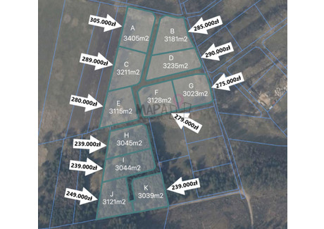 Działka na sprzedaż - Brzózki, Nowe Warpno, Policki, 34 547 m², 2 499 000 PLN, NET-MAP22717