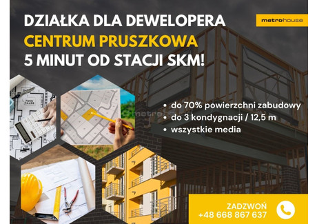 Działka na sprzedaż - Pruszków, Pruszkowski, 564 m², 2 475 000 PLN, NET-NOPO680