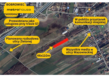 Działka na sprzedaż - Mazowiecka Bobrowiec, Piaseczno, Piaseczyński, 5000 m², 1 510 000 PLN, NET-SGGETE684