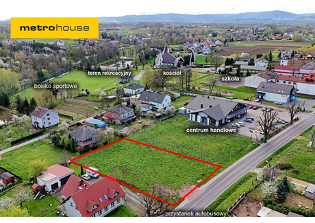 Działka na sprzedaż - Beskidzka Witkowice, Kęty, Oświęcimski, 1500 m², 295 000 PLN, NET-SGPODO875