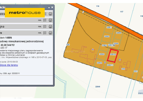 Działka na sprzedaż - Prusinowice, Lutomiersk, Pabianicki, 1198 m², 119 800 PLN, NET-PATO300