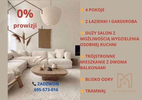 Mieszkanie na sprzedaż - Wrocław, 90,65 m², 1 469 734 PLN, NET-7/17248/OMS