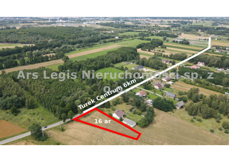 Działka na sprzedaż - Laski, Przykona, Turecki, 1649 m², 85 000 PLN, NET-ARS-GS-36