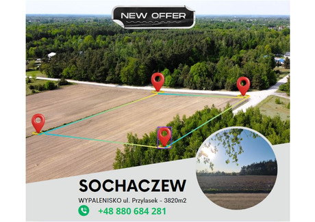 Działka na sprzedaż - Przylasek Sochaczew, Sochaczewski (Pow.), 3820 m², 460 000 PLN, NET-17