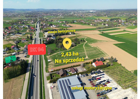 Działka na sprzedaż - Łukanowice, Wojnicz (Gm.), Tarnowski (Pow.), 24 348 m², 4 000 000 PLN, NET-3