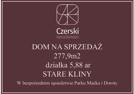 Dom na sprzedaż - Kliny, Kraków, 277,9 m², 2 850 000 PLN, NET-18/11068/ODS