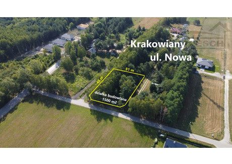 Działka na sprzedaż - Nowa Krakowiany, Nadarzyn, Pruszkowski, 1500 m², 315 000 PLN, NET-2121/1807/OGS