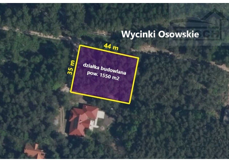 Działka na sprzedaż - Wycinki Osowskie, Żabia Wola, Grodziski, 1550 m², 290 000 PLN, NET-2186/1807/OGS