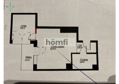 Mieszkanie do wynajęcia - Leśnych Skrzatów Poznań-Grunwald, Poznań, 38 m², 2400 PLN, NET-50236/2089/OMW