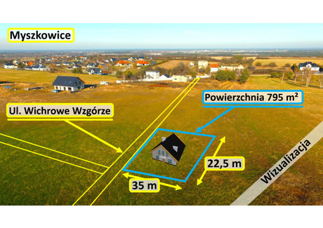 Działka na sprzedaż - Myszkowice, Bobrowniki, Będziński, 800 m², 150 000 PLN, NET-ZG898593