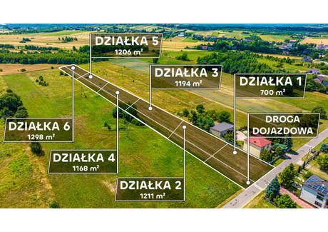 Działka na sprzedaż - Mierzęcice, Będziński, 1206 m², 199 000 PLN, NET-ZG549249