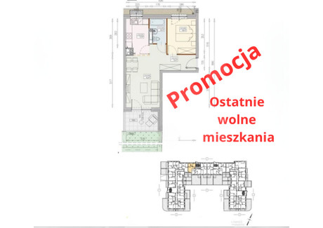 Mieszkanie na sprzedaż - Blizanowicka Wrocław-Krzyki, Wrocław, 44,6 m², 537 921 PLN, NET-240/16853/OMS