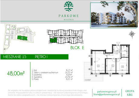 Mieszkanie na sprzedaż - Legionów Czechowice-Dziedzice, Czechowice-Dziedzice (gm.), Bielski (pow.), 48 m², 402 720 PLN, NET-115