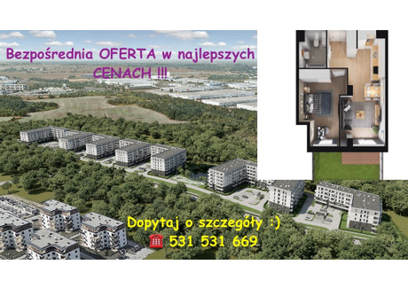 Mieszkanie na sprzedaż - Szafirowa Stare Gliwice, Gliwice, 40,2 m², 383 905 PLN, NET-4275/12809/OMS