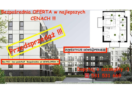 Mieszkanie na sprzedaż - Prądnik Biały, Kraków, 60 m², 775 028 PLN, NET-4752/12809/OMS