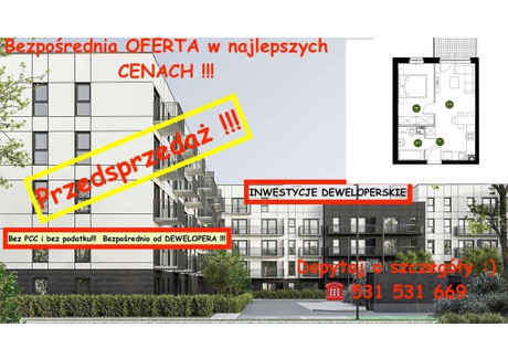 Mieszkanie na sprzedaż - Prądnik Biały, Kraków, 35,4 m², 491 648 PLN, NET-4658/12809/OMS