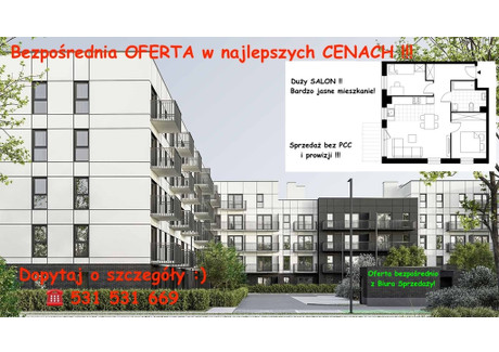 Mieszkanie na sprzedaż - Prądnik Biały, Kraków, 52,15 m², 690 850 PLN, NET-4340/12809/OMS