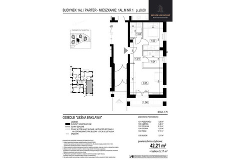 Mieszkanie na sprzedaż - Kopalniana Starachowice, Starachowicki, 42,21 m², 266 157 PLN, NET-210/11982/OMS