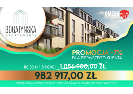 Mieszkanie na sprzedaż - Bogatyńska Maślice, Fabryczna, Wrocław, 118,3 m², inf. u dewelopera, NET-A1.2.15