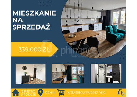 Mieszkanie na sprzedaż - Konin, 46,58 m², 339 000 PLN, NET-176383696